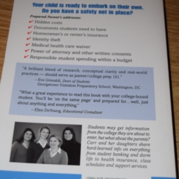 College Planning Book:  "Parent's Operational Manual - Picture 2 of 12